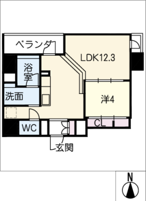 レジデンスＴ・Ｌ新栄 3階