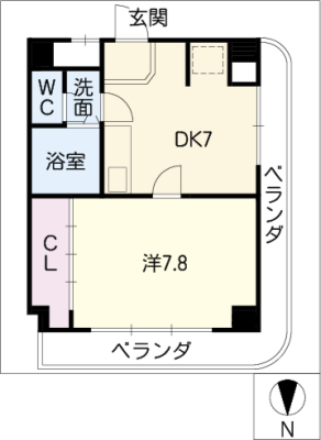 メゾン・ド・クマダ 6階