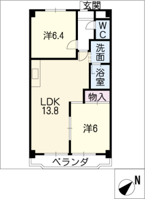 町田ハイツ 4階