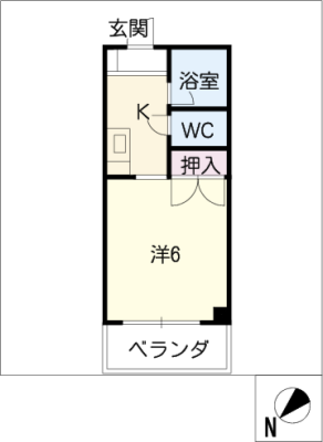 三恵ハイツ 6階