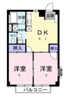 カームアオキ 2階