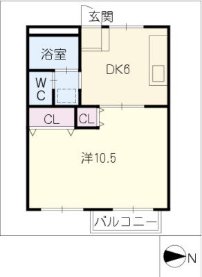斉木アパート 1階
