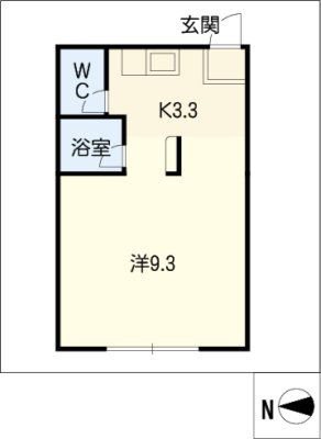 広栄荘７棟 1階