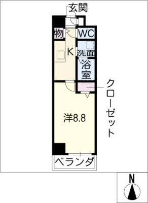 セジュール上飯田 4階