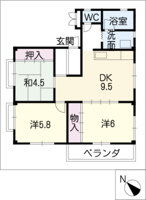 マンション上田 2階
