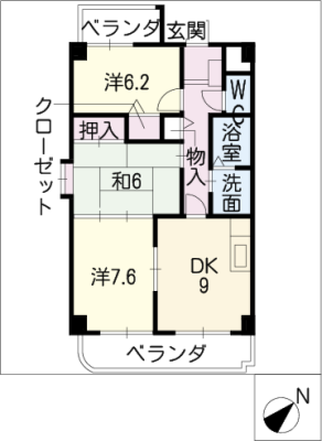 メゾンボー隅田 2階