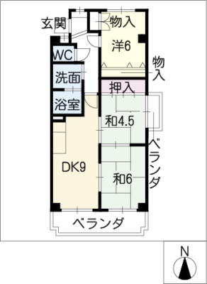 パレス・コンフォート 4階