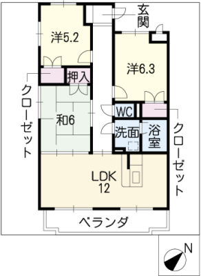 ふじ第２マンション 3階