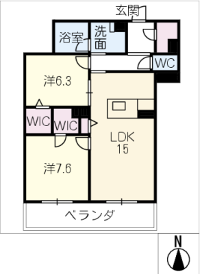 JM HIGASHIYAMA(ジャスミン東山) 3階