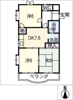 メゾンド栄　Ⅱ 1階