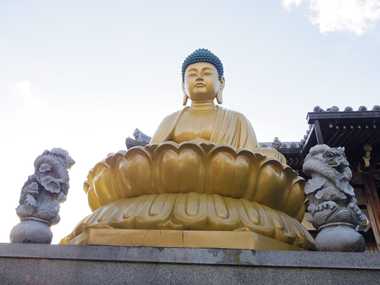 黄金に輝く大仏に会える 名古屋市北区にある 普光寺 名古屋市北区の住みやすさを紹介 住む街なび