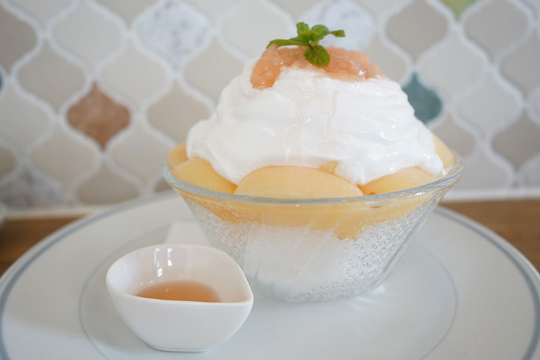 今が旬 名古屋市守山区にある Niwa Cafe ニワカフェ の桃を1個以上使用した贅沢なかき氷 絶品フレンチトーストも人気です 名古屋市守山 区の住みやすさを紹介 住む街なび