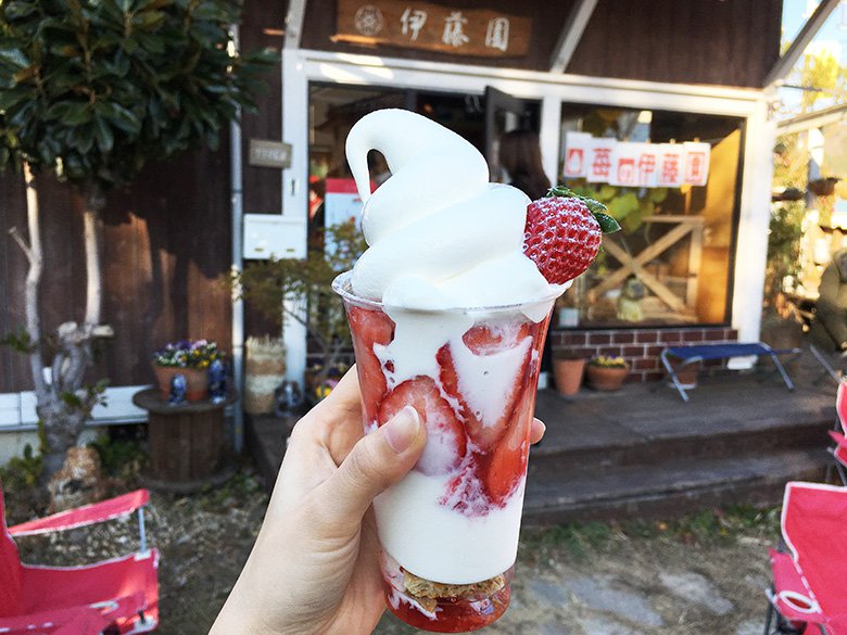 いちごパフェが絶品！​岡崎市「苺の伊藤園」で、いちご農家のつくる朝摘み苺スイーツを食べよう！
