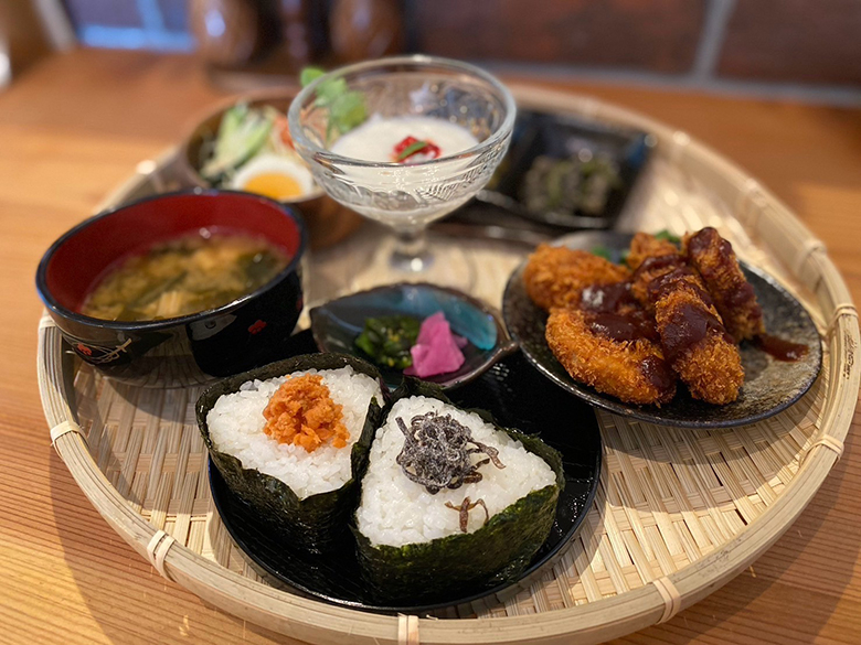 天白区の住宅街にある『cafe ashiry（カフェアシリー）』のおにぎりランチが美味しい♪