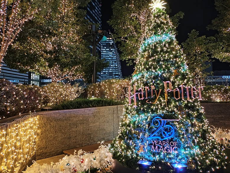 「大名古屋ビルヂング」のクリスマスイルミネーション！今年はハリー・ポッターとコラボで話題に！（2025年）