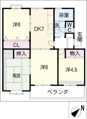 桃山住宅２号棟　５０７号室 5階