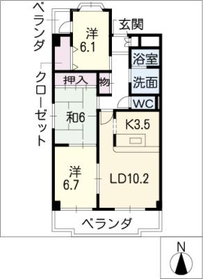 プレステージ黒沢台 2階