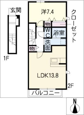 ジュネス桃山 2階