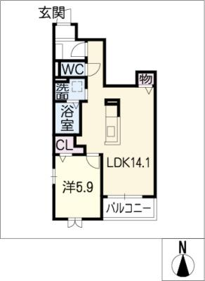 クレメント福池 1階