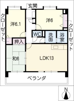 クオリティパレス鶴が沢 3階