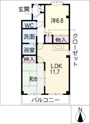 ガーデニングヒルズ神の倉 2階