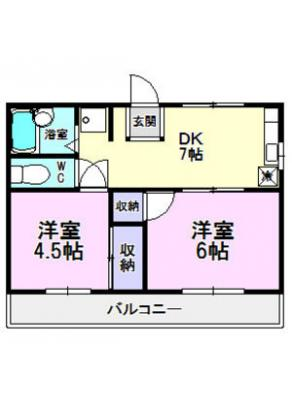 神の倉ハイツI 2階