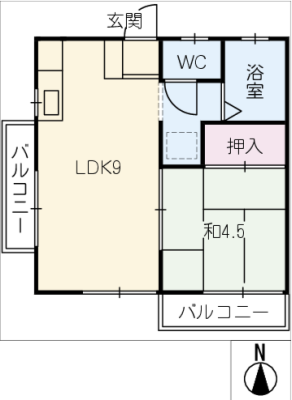 ロッキー木田 2階