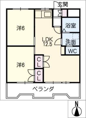 リバーサイドＫ 2階