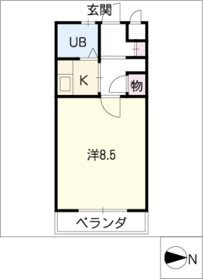 タウンコート岩塚 3階