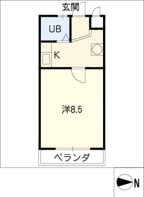 タウンコート岩塚 4階