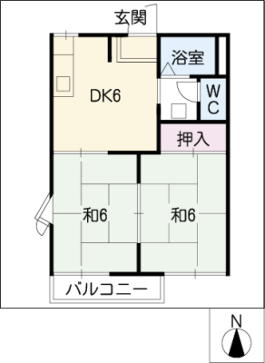 サンクレスト篠田 2階