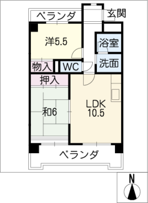 グランドステイタス八田 4階