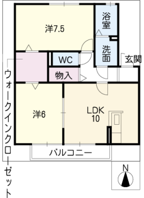 カトル　セゾンＡ 1階