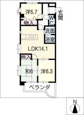 アーバン・パストラール 3階