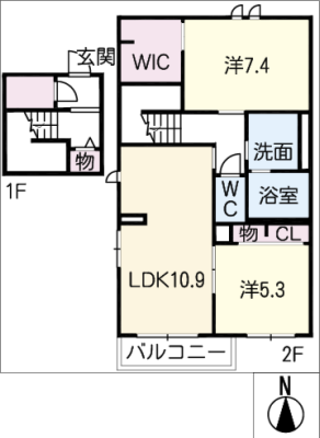 エスペランザ稲西 2階