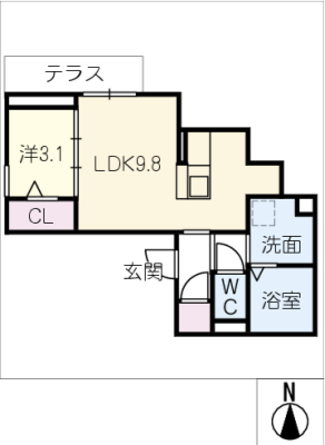 十王マンション 1階