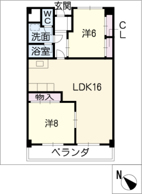 ＯＳ・ＳＫＹレスカール大久手 5階