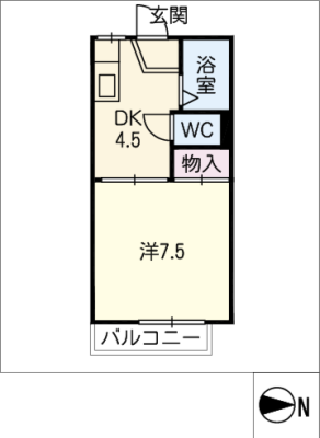 サンハイツ宮根台Ｃ棟 2階