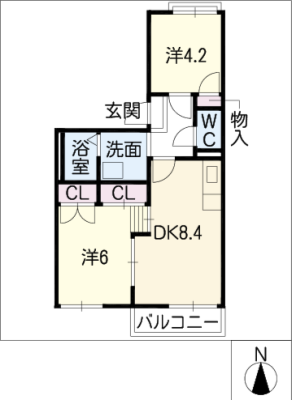 メゾン月ヶ丘 2階