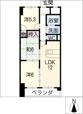 ＬＯＮＥ　ＳＴＡＲ茶屋ヶ坂 2階