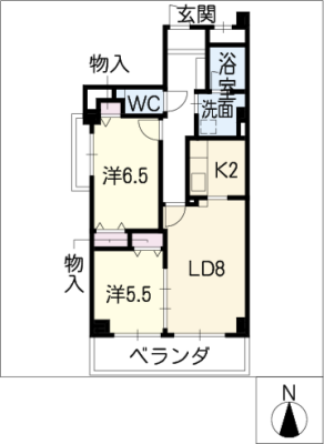 マイム月見坂 4階