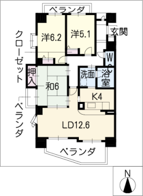 グレイス覚王山 4階