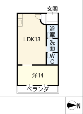 中駒青柳ハイツ 3階