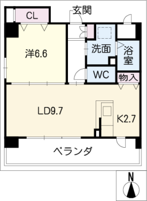 シャンテロアール 6階