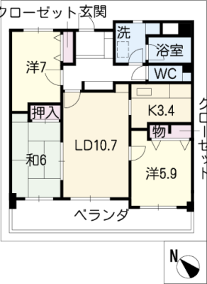 メイツ千種青柳４０２号 4階