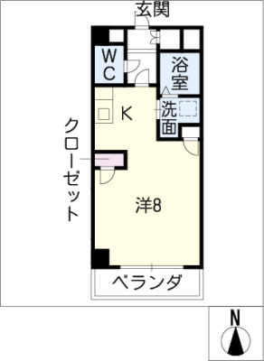 レイパークマンション 6階