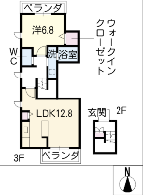 サンクレスト 3階