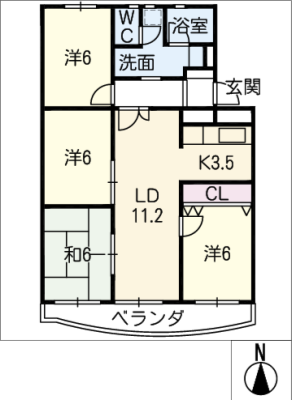 池下住宅　３０７号室