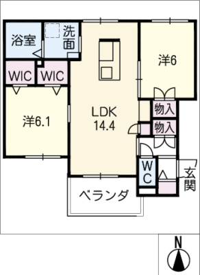 ヘーベルヒルズ　Ⅱ 3階