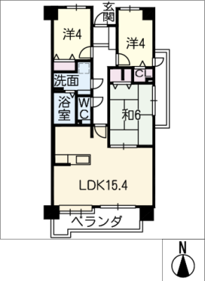 北千種パークハウス　５０４号室